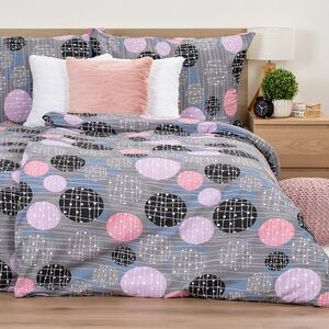 4Home Pink illusion krepp ágyneműhuzat, 140 x 220 cm, 70 x 90 cm kép