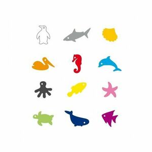 Tescoma myDRINK üvegpohár matricák, 12 db-os, óceán kép