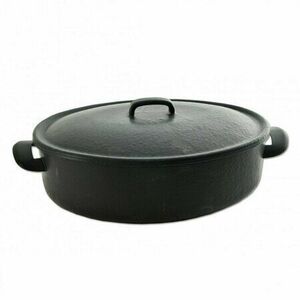 Öntöttvas tepsi fedővel 33 x 25 cm kép