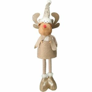 Karácsonyi álló rénszarvas Freda, teleszkóposlábak, 49 cm kép