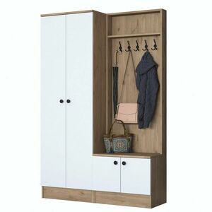 Előszoba szett Pone White and Walnut II kép