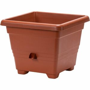 Plastia Bergamot önöntöző virágtartó 40 x 40 cm világosbarna, 40 x 40 cm kép