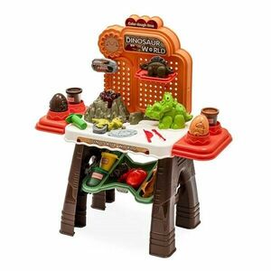 Baby Mix Dinoszaurusz világ gyerek asztal, 58 x 66, 5 x 24, 5 cm kép