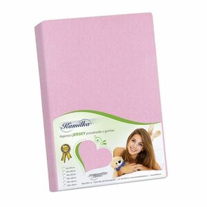 Kamilla dzsörzé lepedő, rózsaszín, 160 x 200 cm kép