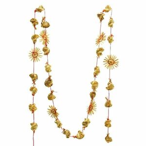 Szalma füzér karácsonyfára, 1, 8 m kép