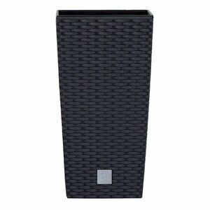 Prosperplast Rato Square virágtartó, antracit 20x20x37, 6 cm, M kép