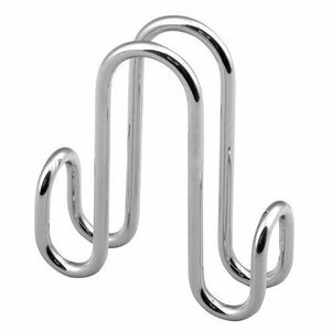 AQUALINE 37030 dupla zuhanykabin-akasztó, ezüst kép