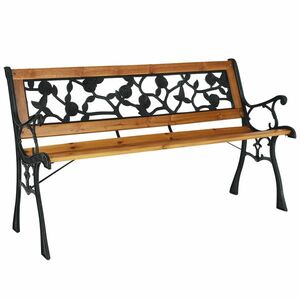 Faiza kerti pad, fekete, 126 x 52 x 73 cm kép