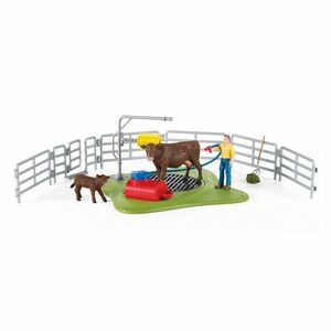 Schleich 42529 Tehénmosó állomás, 29 cm kép