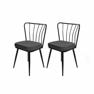 Yildiz Anthracite and Black étkezőszék szett, 2 db, 2 db kép