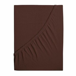 4Home Ideal jersey lepedő sötétbarna, 200 x 200 cm, 200 x 200 cm kép