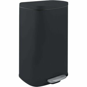 Spirella Soft-close Akira pedálos hulladékgyűjtő 30 l, matt fekete, 30 l kép