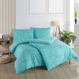BedTex pamut ágynemét Geo Aquatic Awe, 140 x 200 cm, 70 x 90 cm, 140 x 200 cm, 70 x 90 cm kép