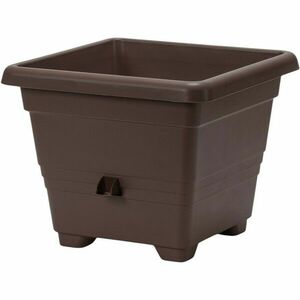 Plastia Bergamot önöntöző virágtartó 40 x 40 cm barna, 40 x 40 cm kép