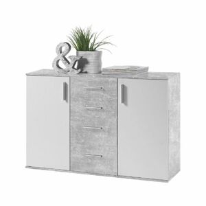 POPPY 5 szekrény, fehér kép