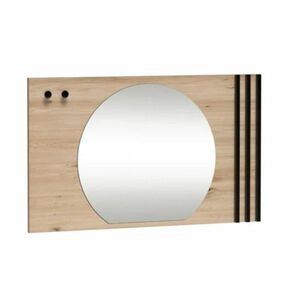 KOLI C-21 tükör, tölgyfa artisan kép