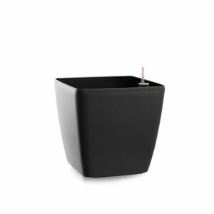 Flower Lover Öntözés nélküli virágcserép Quadratomatt antracit, 24 cm, 24 cm kép