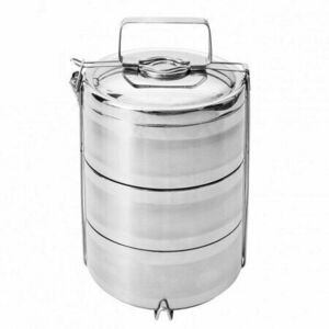 Orion 3szintes rozsdamentes acél termo uzsonnásdoboz, 3 emelet kép