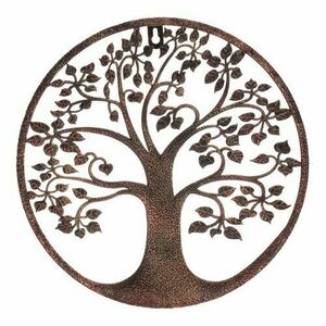 Fali dekoráció, réz, átmérő 30 cm kép