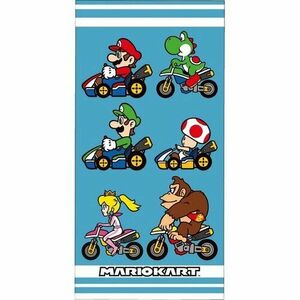 Super Mario Kart gyerek törölköző, 70 x 140 cm kép