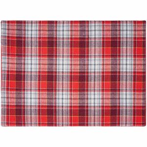 Home Elements Káro tányéralátét piros és szürke, 33 x 45 cm kép