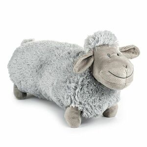 Bárányos párna, hosszú, szürke, 48 x 18 cm kép