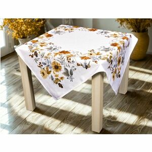 Asztalterítő Őszi virágok, 85 x 85 cm kép