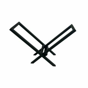 Fűtőfa állvány 57 x 25, 5 x 40 cm, fekete kép