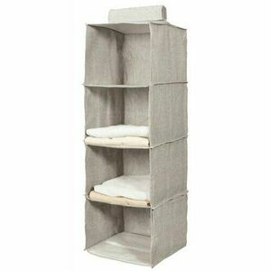 Compactor OXFORD felakasztható ruha rendszerező , 30 x 30 x 94 cm, 4 polc kép