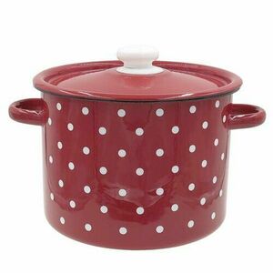 Toro Pöttyös zománcozott edény fedővel, 5, 5 l, 5, 5 l kép