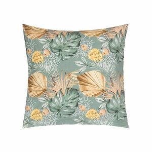 Bellatex Adéla Monstera párna, sárga rózsa, 40 x40 cm kép