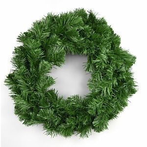 Zöld műkoszorú, 30 cm kép