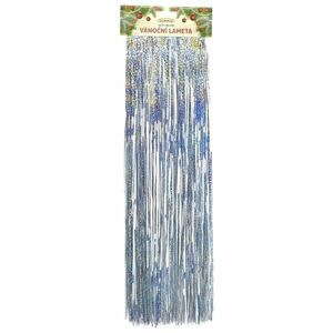 Karácsonyi dísz ezüst, 50 x 100 cm, lézer hatású kép