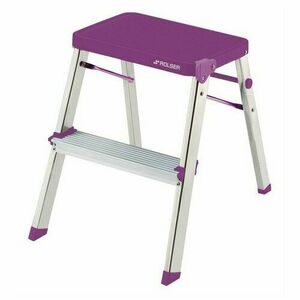 Rolser Összecsukható lépcsőfok M2 ALU Taburete, lila kép