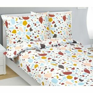 Bellatex Flanel ágynemű Mozaika, 140 x 220 cm, 70 x 90 cm kép