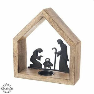 Orion Mangófából készült gyertyatartó Betlehem, 20x 6, 5 x 22 cm kép