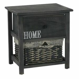 Darkie komód, sötétszürke, 40 x 42 x 39 cm kép