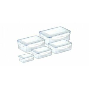 Tescoma FRESHBOX téglalap alakú ételtároló doboz, 5 db, 5 db kép