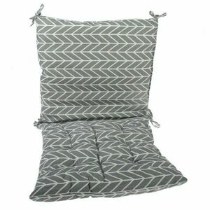 Székpárna és háttámla szürke, 40 x 40 kép