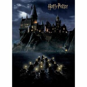 Gyerek fotótapéta Harry Potter Hogwarts Night 182x 252 cm, 4 részes kép