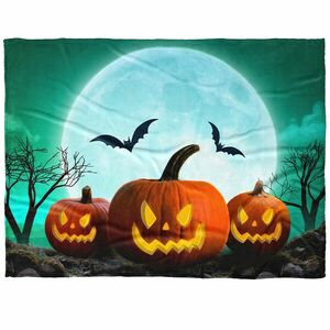 BedTex Gyerek takaró Tök Halloween, 150 x 200 cm kép