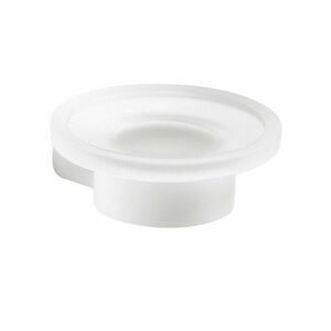 GEDY PI1102 Pirenei szappantartó, fehér matt/tejesüveg kép