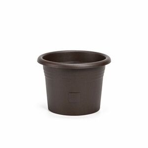 Plastia Öntözés nélküli virágcserép Narza átmérő30 cm, csokoládé, 30 cm átmérőjű kép