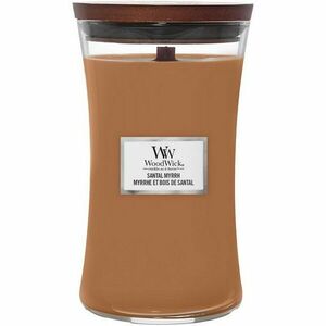 WoodWick Illatos gyertya nagy vázában Santal Myrrh, 609 g kép