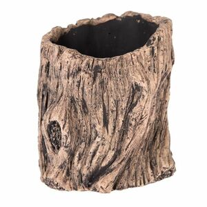 Decor kéreg beton virágtart , barna, 12 x 13, 5 cm , 12 cm átmérőjű kép