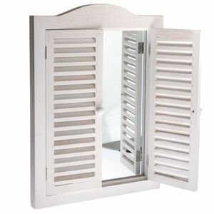 Breeze tükör redőnyökkel fehér, 45 x 60 x 3 cm kép