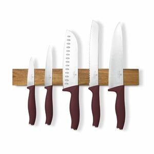 BerlingerHaus Leonardo akácfa mágneses tartóval ellátott késkészlet, 6 db kép