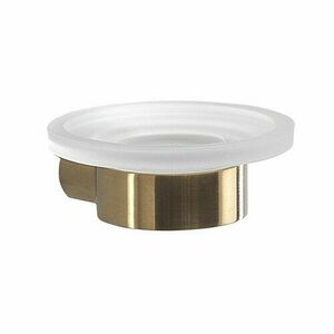 GEDY PI1188 Pirenei szappantartó, tejes üveg/arany matt kép