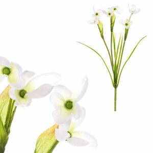 Művirág Hóvirág, 11 x 11 x 31 cm kép