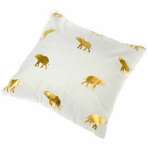Elefánt párnahuzat fehér, 45 x 45 cm kép